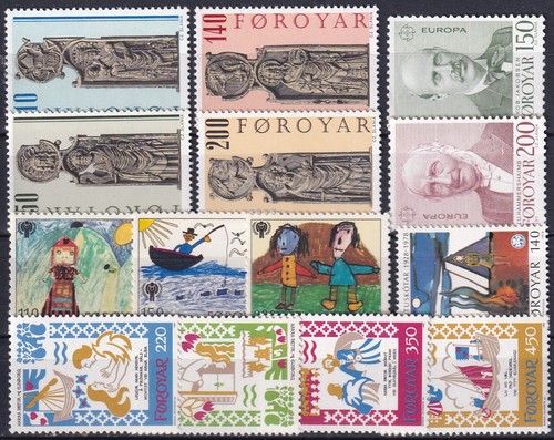 Färöer postfrisches lot aus - färöer,