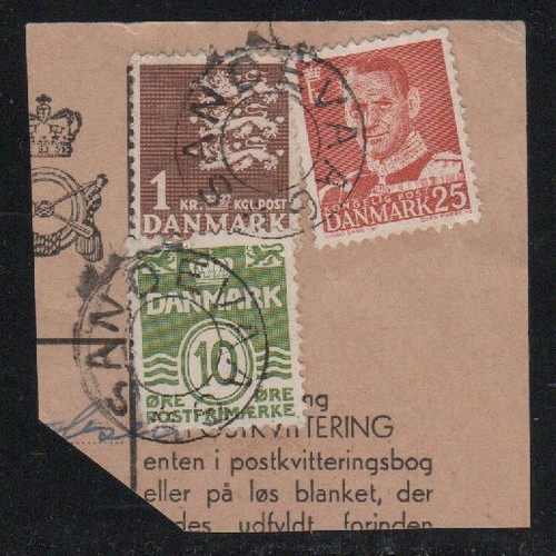 Faeröer 1950 sternstempel - faeröer, 1950,