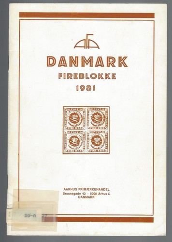 Afa danmark fireblokke - fireblokke, 1981