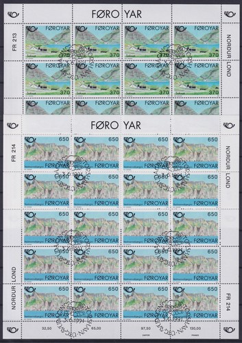 Färöer 219 220 gestempelt - färöer, 219-220