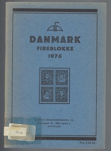 Afa danmark fireblokke 1976 - danmark,
