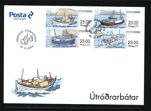 Färöer 2024 fischerboote - -,