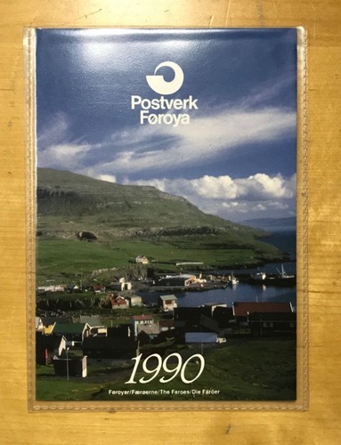 Färöer jahresmappe 1990 - färöer,