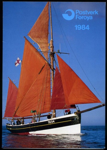 Färöer jahresmappe 1984 - färöer,