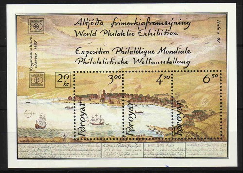 Färöer block postfrisch - , 2