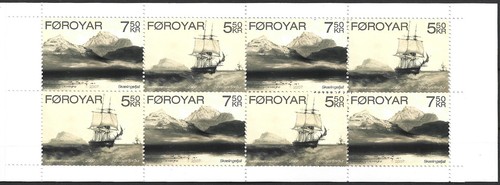 Färöer alte lithographien - -,