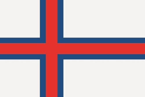 Aufkleber flagge faroer fahne - flagge,