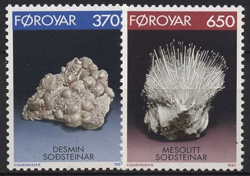 Färöer 1992 mineralien - 1992,