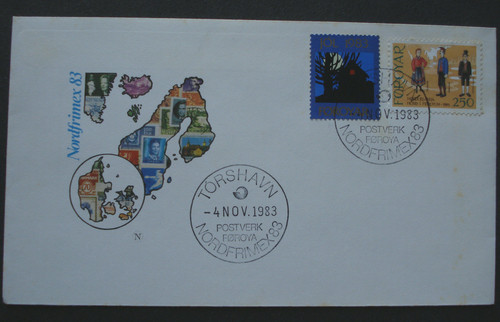 Dänemark färöer fdc - dänemark, fdc,haus