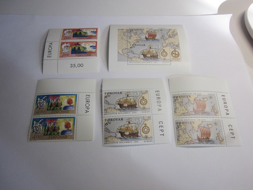 Färöer briefmarken blocke - färöer,