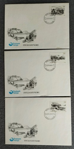 Färöer ersttagsbriefe - färöer,
