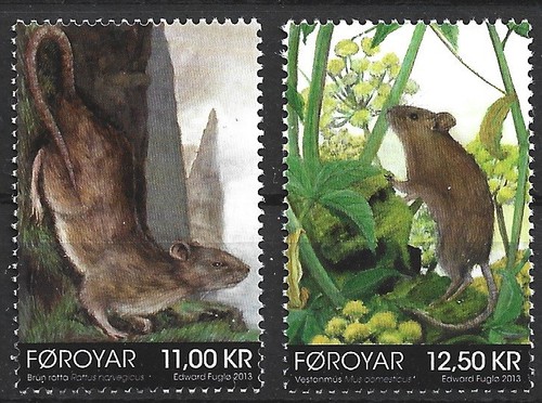 Färöer nagetiere satz - -,