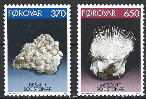Färöer mineralien satz - färöer,