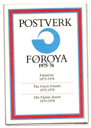Färöer jahresmappe 1975 - färöer,