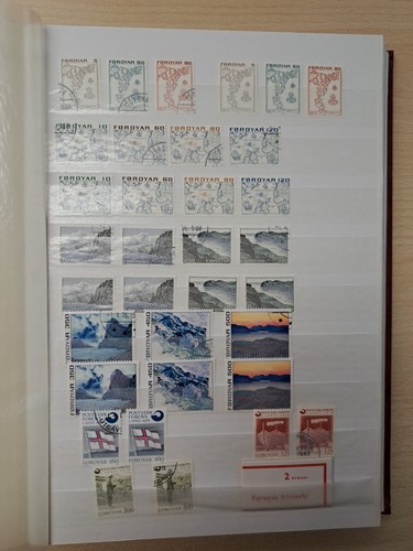 Färöer 1975 1995 postfr - färöer, und