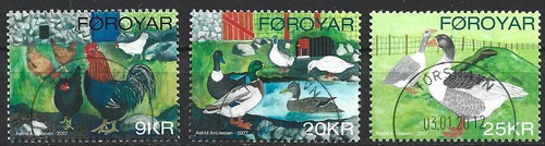 Färöer hausgeflügel satz - -,