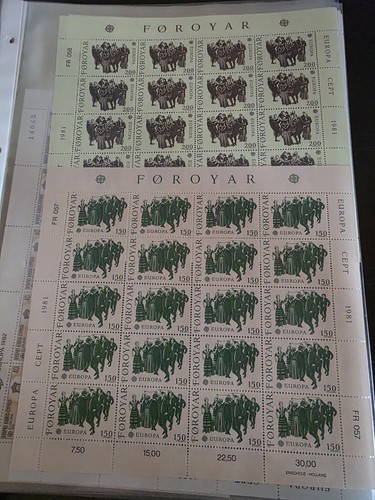 Färöer 1981 europa cept - europa,