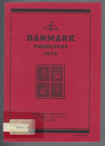 Afa danmark fireblokke 1975 - fireblokke,